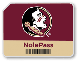 Florida State University NolePass E-PASS sticker