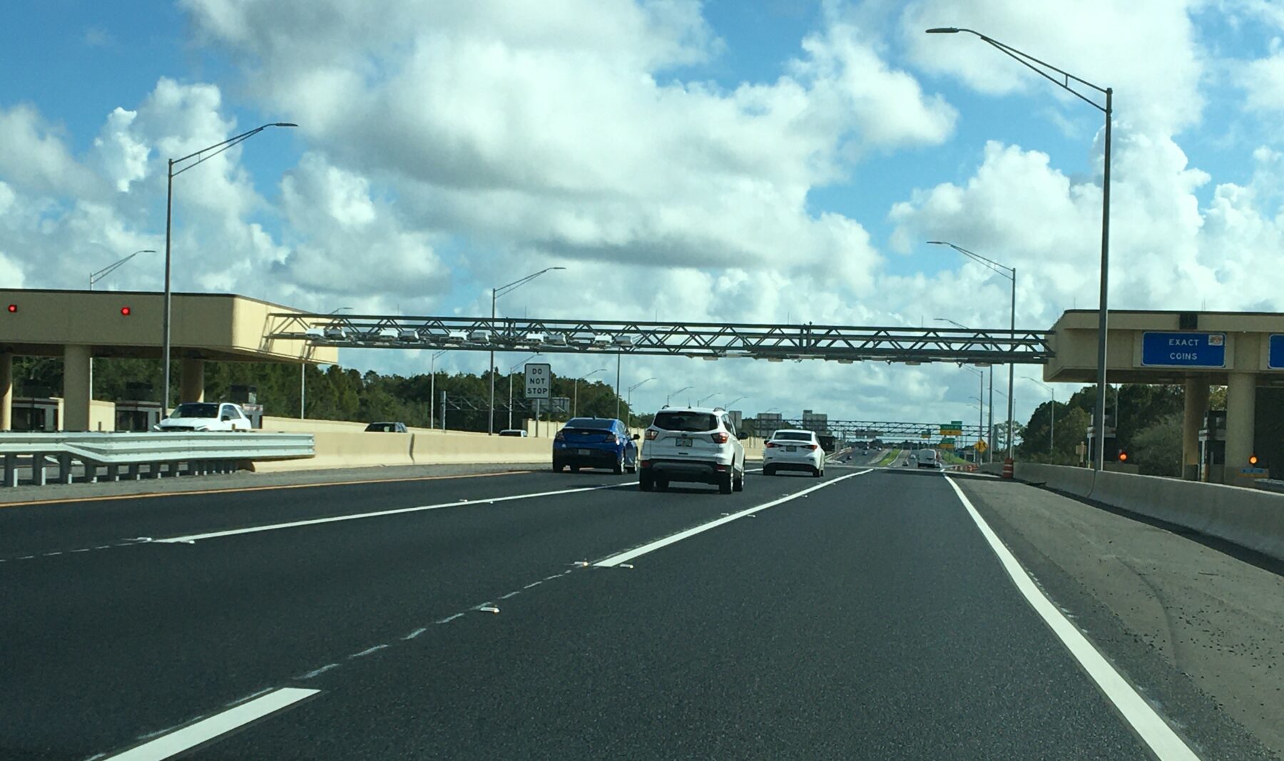 State Road 408 toll plaza near Rouse Road