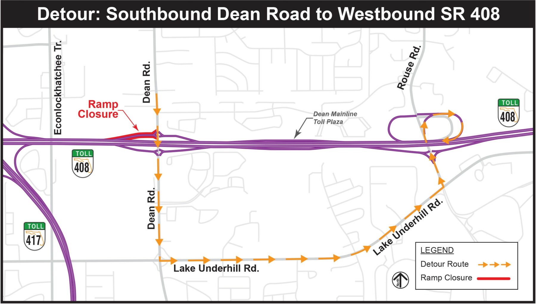CFX State Road 408 widening to cause three on- and off-ramp closures in ...