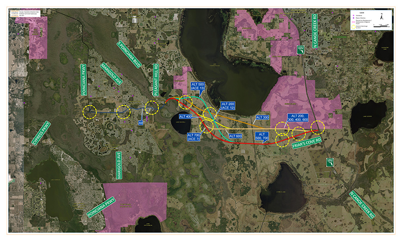 Central Florida Expressway Authority Southport Connector Expressway Map