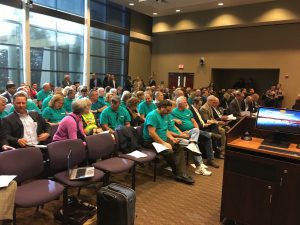 Community members attending the Central Florida Expressway Authority Board Meeting