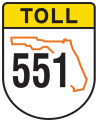 551_toll_shield_sm 551 Expressway